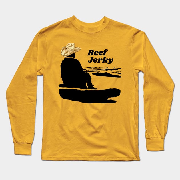 Beef Jerky Cowboy. Long Sleeve T-Shirt by Instereo Creative